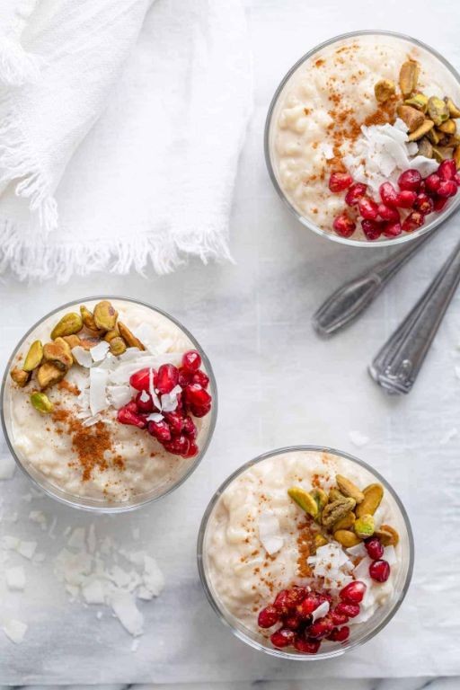 Orgeat Syrup Rice Pudding