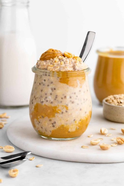 Overnight Oats with Peanut Butter