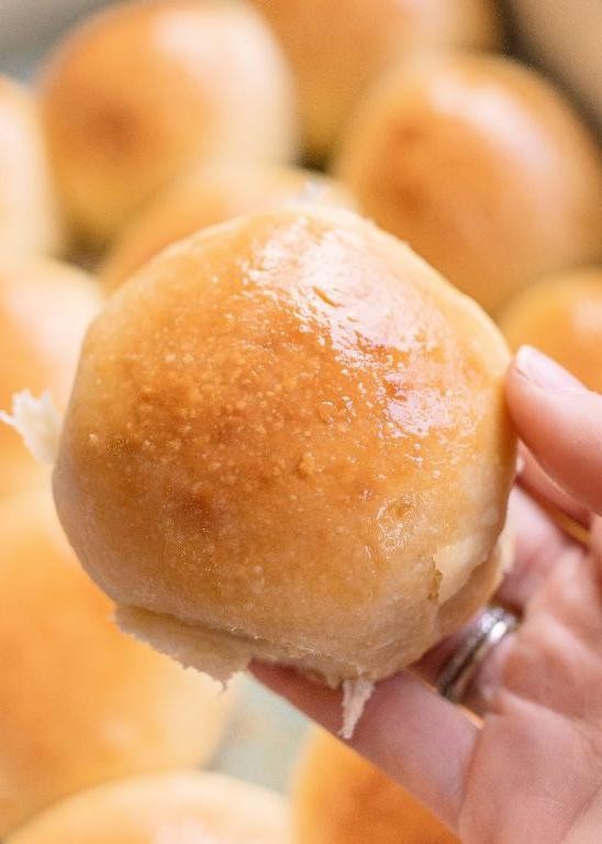 Overnight Sourdough Dinner Rolls