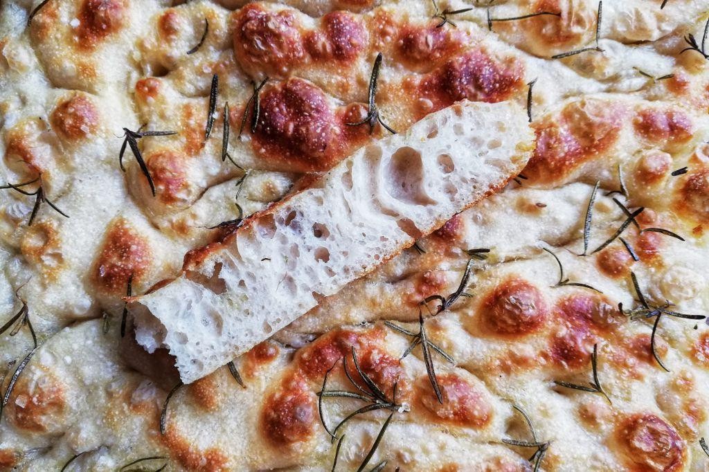 Overnight Sourdough Focaccia with Rosemary