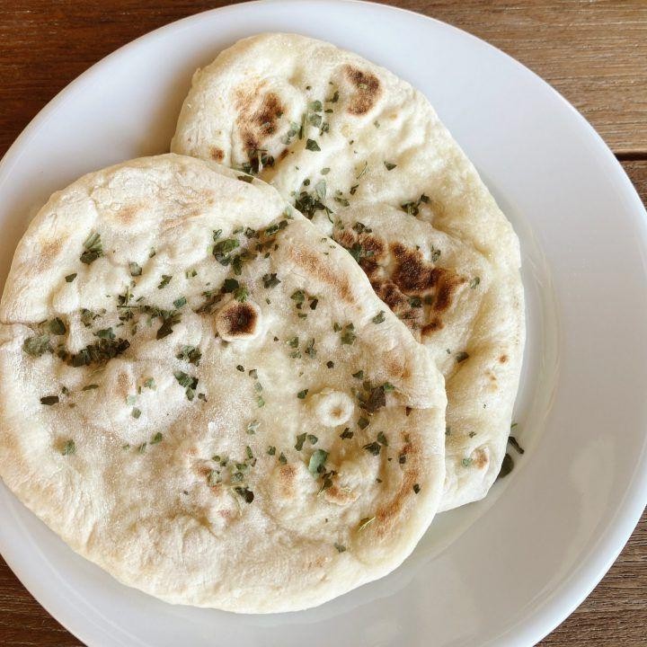 Overnight Sourdough Naan