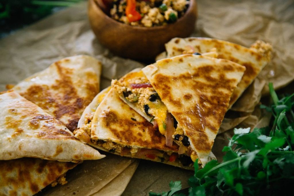 Palak Paneer Quesadillas