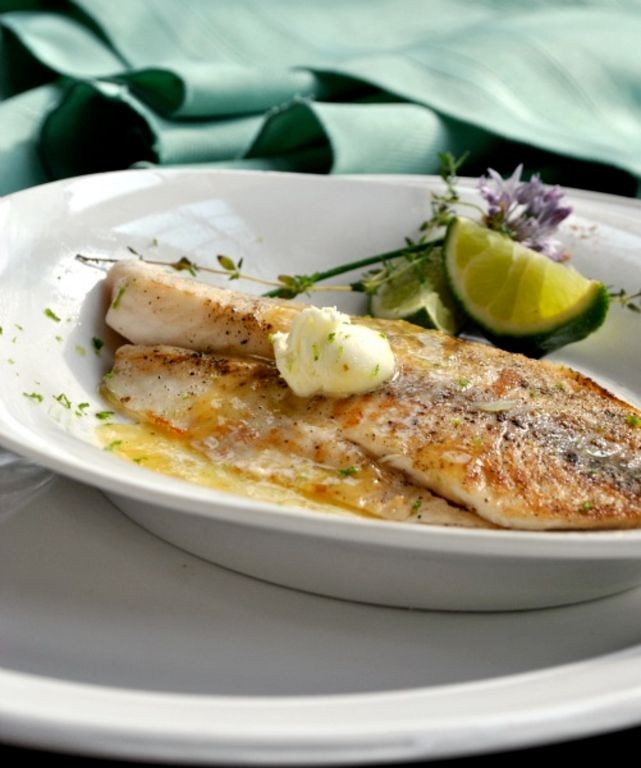 Pan Fried Tilapia with Cilantro Lime Butter