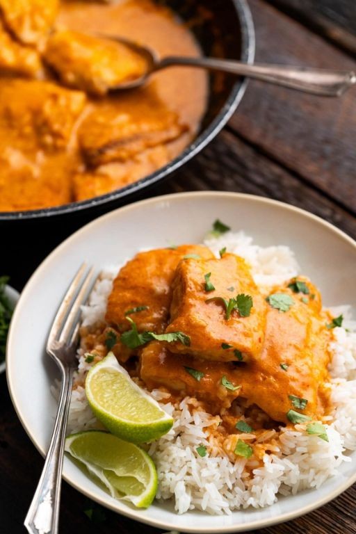 Pan Fried Tilapia with Coconut Curry Sauce
