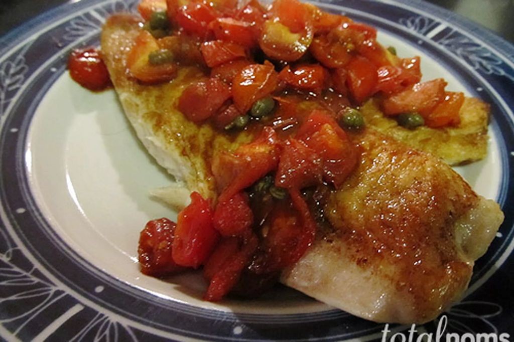 Pan Seared Tilapia with Balsamic Reduction