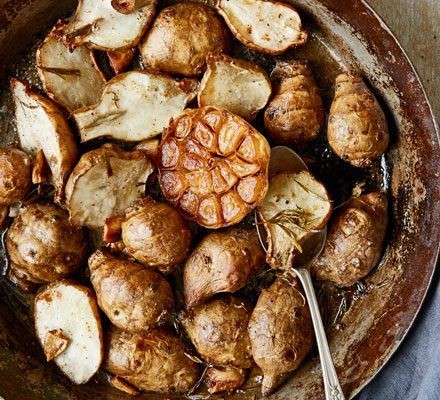 Pan-Fried Jerusalem Artichokes with Rosemary
