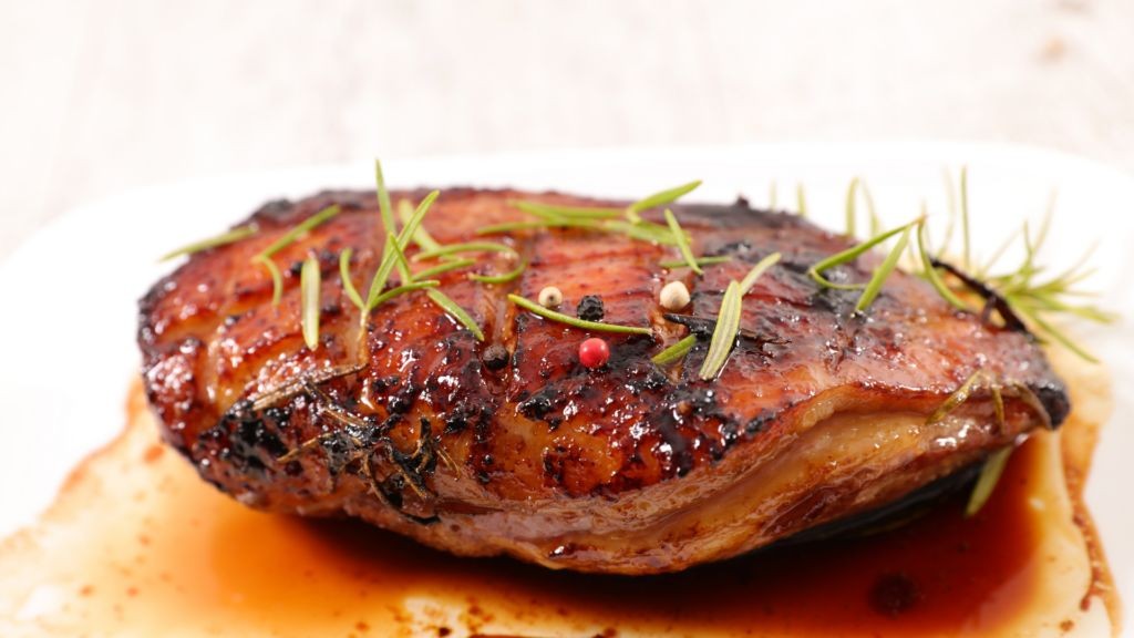 Pan-Seared Dove Breast with Red Wine Reduction