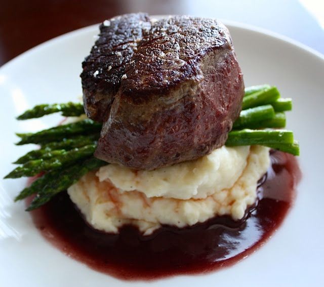 Pan-Seared Filet Mignon with Truffle Demi-Glace