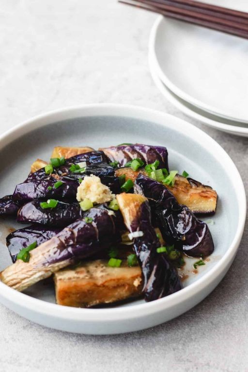 Pan-Seared Japanese Eggplant with Ponzu Sauce