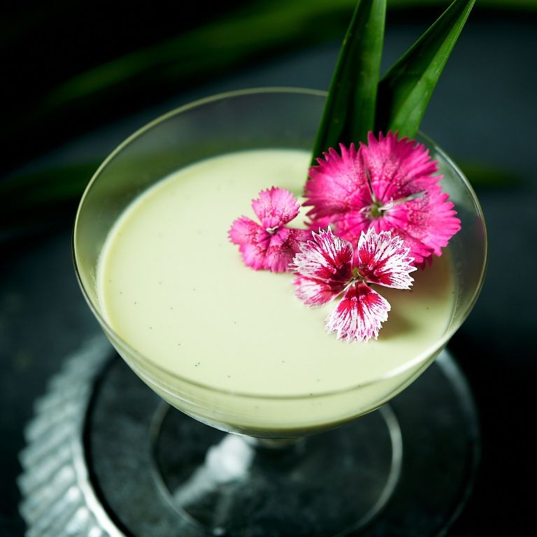 Pandan Panna Cotta