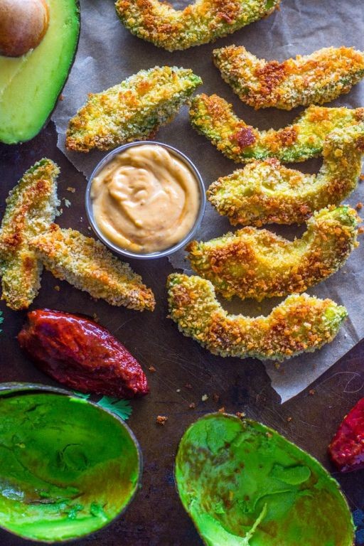 Panko-Crusted Baked Avocado Slices