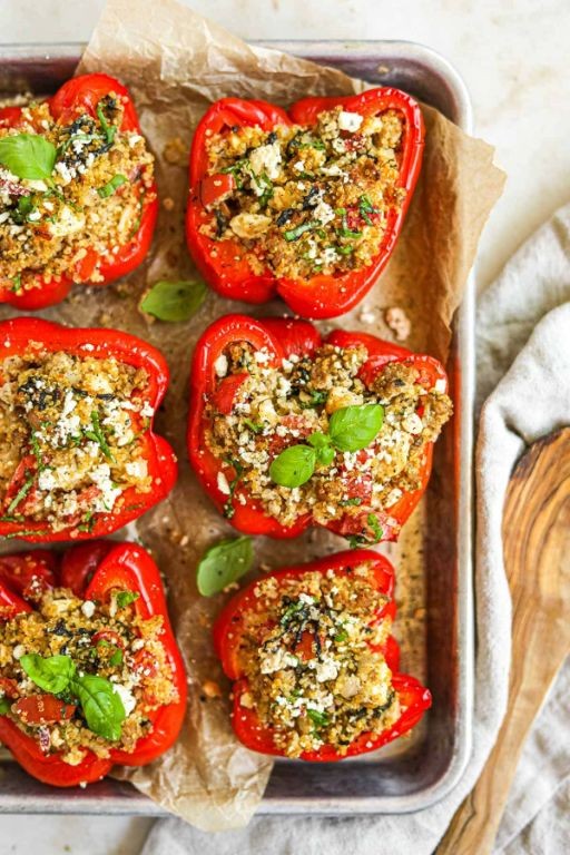 Pantry-Stuffed Bell Peppers