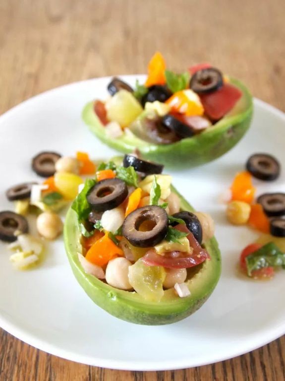 Papa a la Huancaina Stuffed Avocados