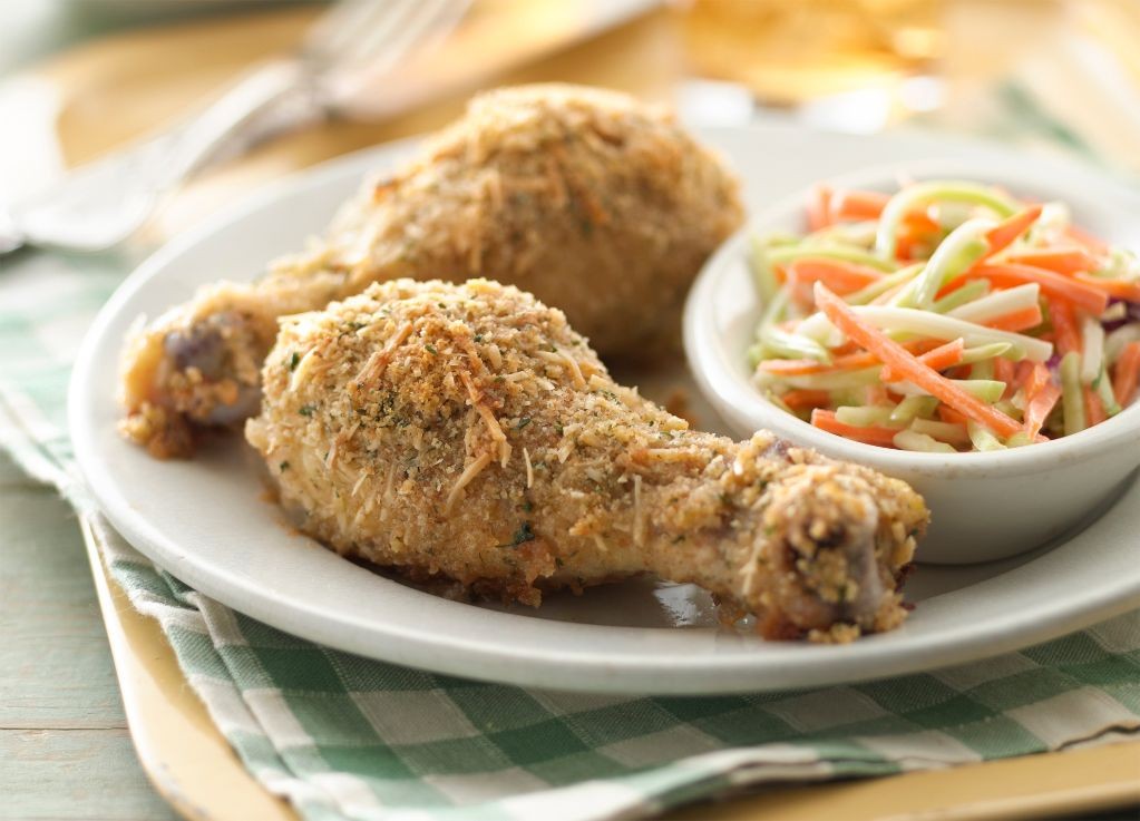 Parmesan Crusted Chicken Legs