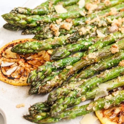 Parmesan Crusted Sauteed Asparagus