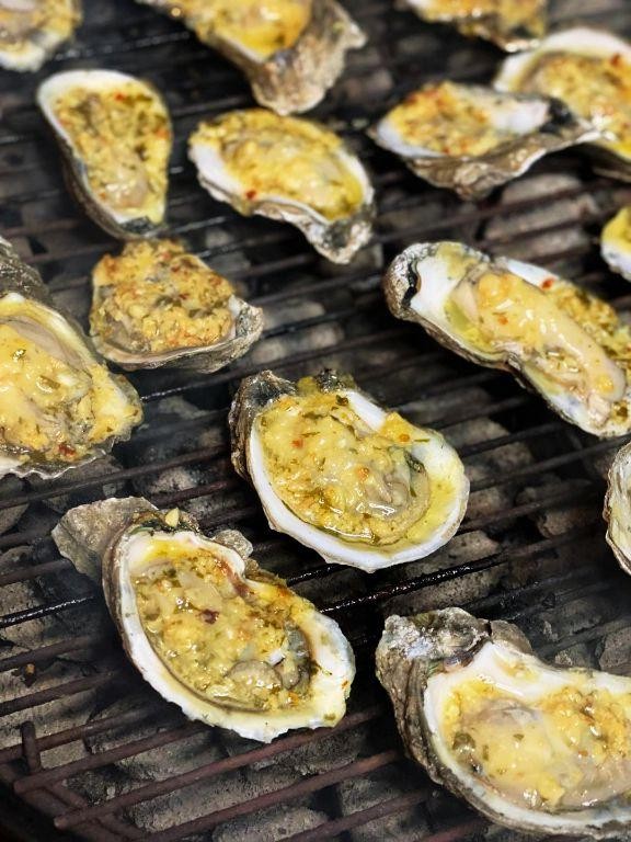 Parmesan Herb Grilled Oysters