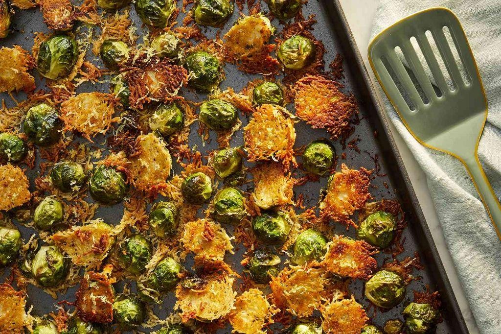 Parmesan-Crusted Brussels Sprouts