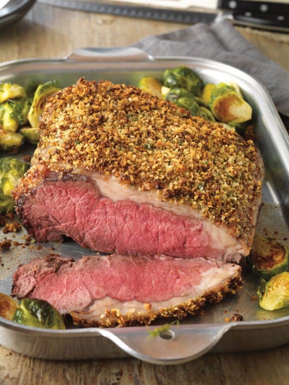 Parmesan-Crusted Roast Beef