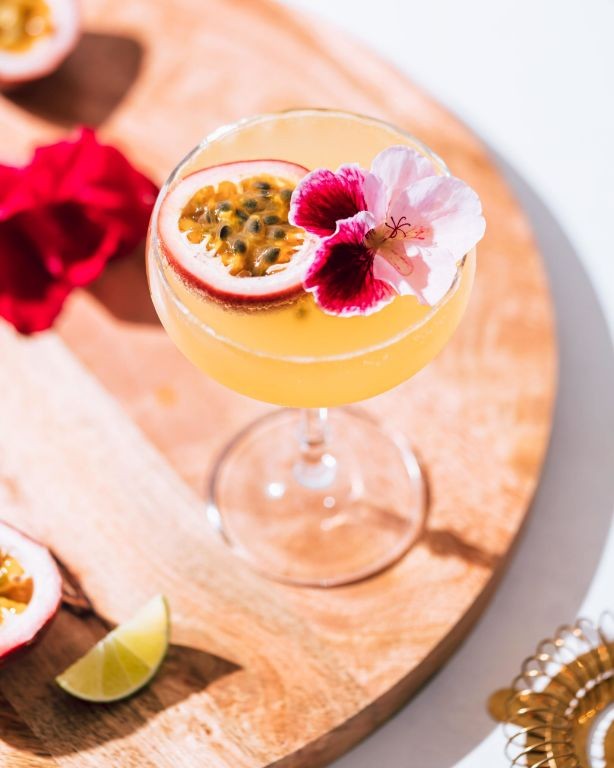 Passionfruit Ginger Lime Mocktail