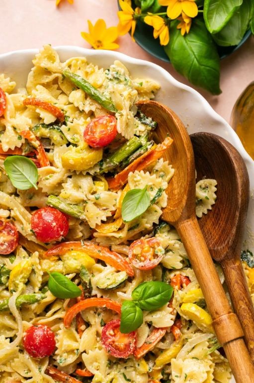 Pasta Zero Primavera with Seasonal Vegetables