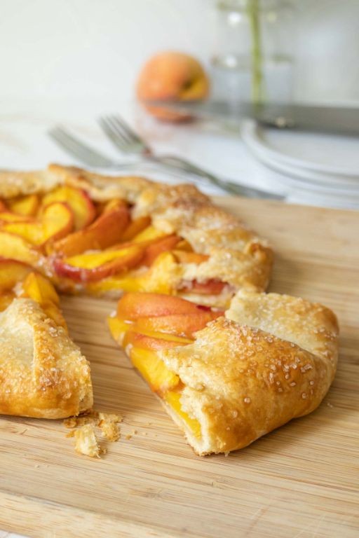 Peach Mascarpone Galette