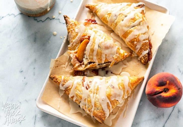 Peach and Coconut Turnovers