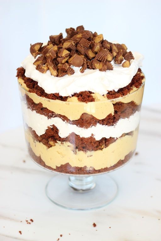 Peanut Butter Cup Easter Trifle