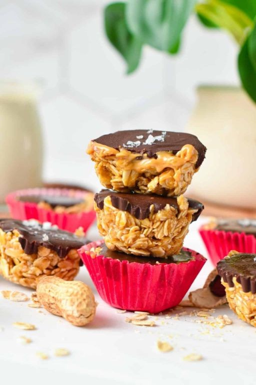 Peanut Butter Cup No Bake Snack Mix