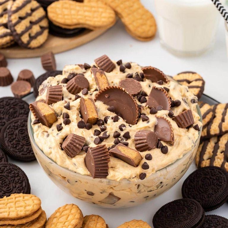 Peanut Butter Fluff Salad with Chocolate Chips