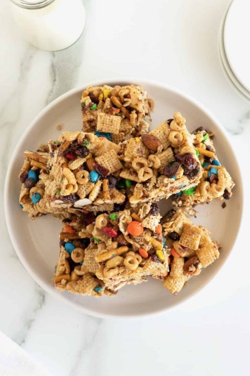 Peanut Butter Pretzel No Bake Snack Mix