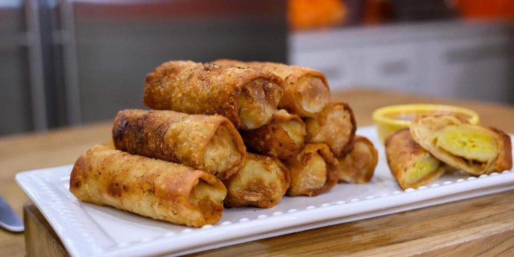 Peanut Butter and Banana Spring Rolls