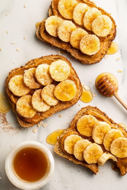Peanut Butter and Banana Toast