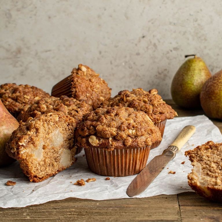 Pear and Chai Spiced Cupcakes