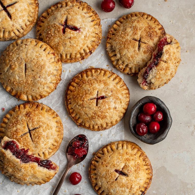 Pear and Cranberry Hand Pies