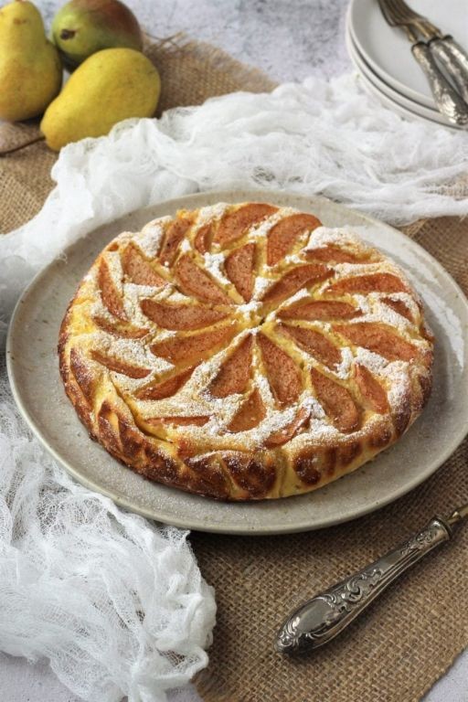 Pear and Ricotta Cheesecake