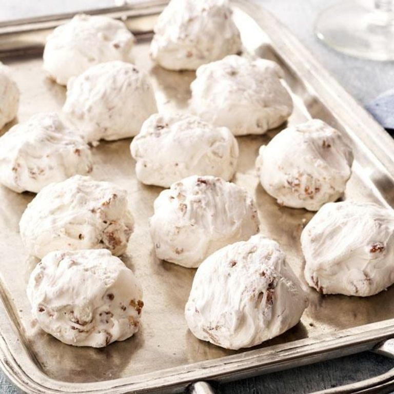 Pecan-Packed Divinity Bites