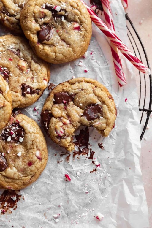 Peppermint Chocolate Chip Cookies