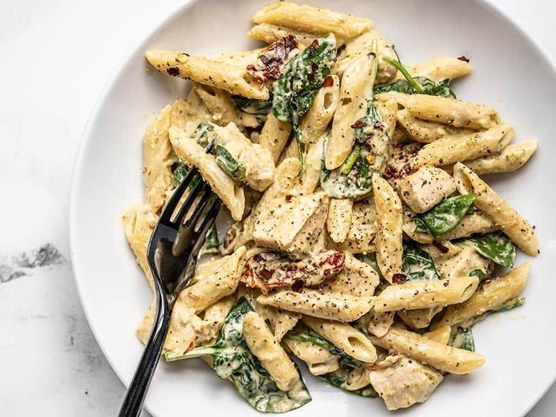 Pesto Cream Chicken Penne