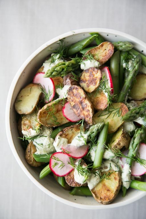 Pickled Asparagus and Radish Cold Salad