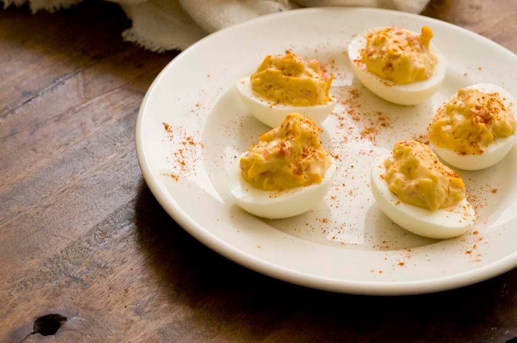 Pimento Cheese Deviled Eggs