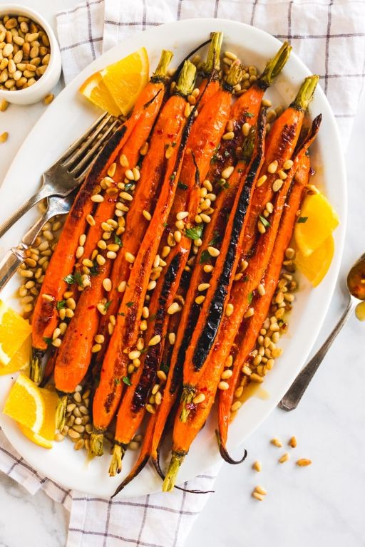 Pine Nut and Honey Glazed Carrots