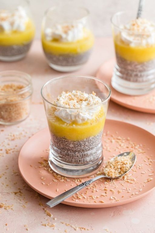 Pineapple Cheesecake Chia Pudding