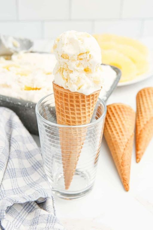 Pineapple Cheesecake Ice Cream