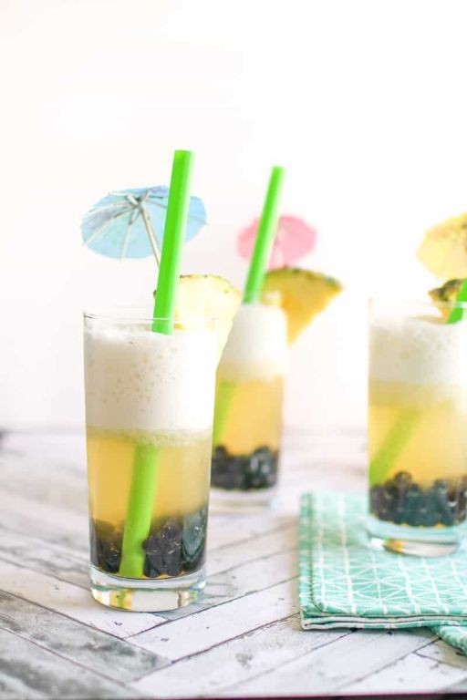 Pineapple Coconut Bubble Tea