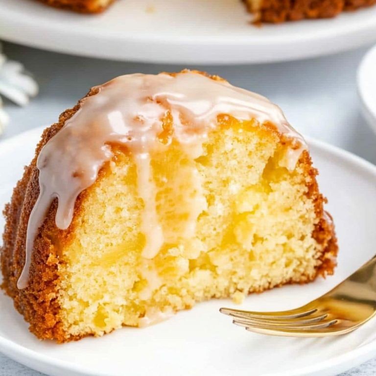 Pineapple Cream Cheese Pound Cake