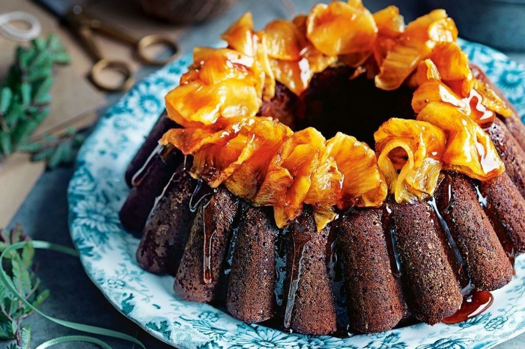 Pineapple Gingerbread Cake