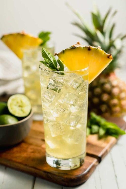 Pineapple Mojito Ice