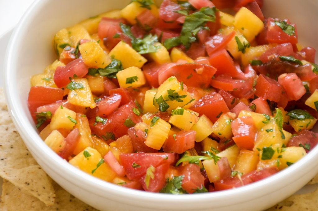 Pineapple Tomato Salsa with Cilantro