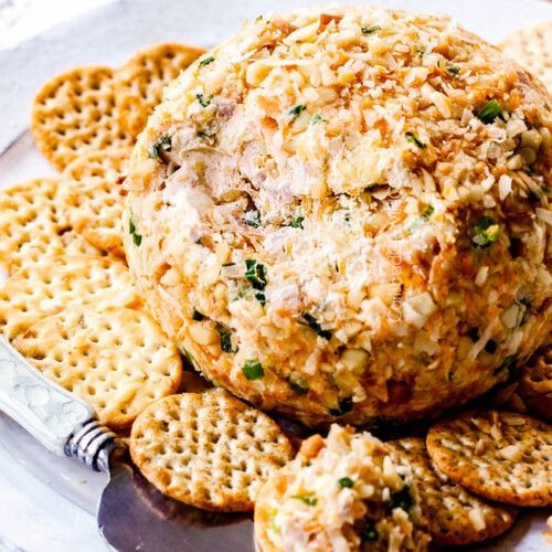 Pineapple and Coconut Cheese Ball