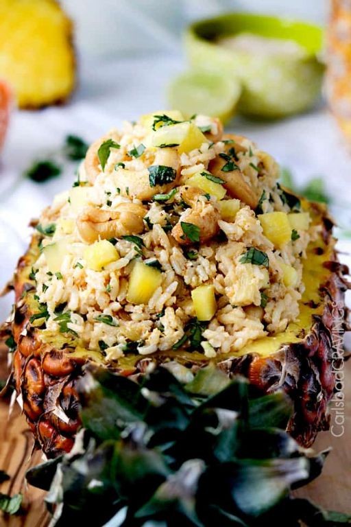 Pineapple and Coconut Steamed Rice